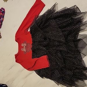 Black and red Minnie mouse dress